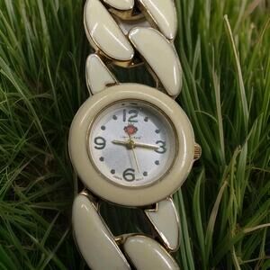 Louis Richard 9399 Womens Amberley Series Silver Dial 2Tone Gold/White Watch